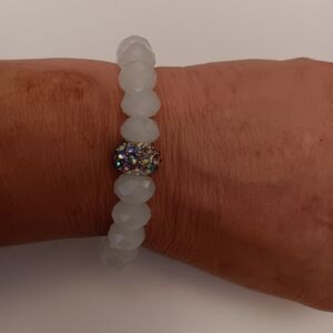 Crystal Gemstone Beaded Bracelet